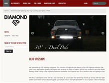Tablet Screenshot of diamondledinc.com